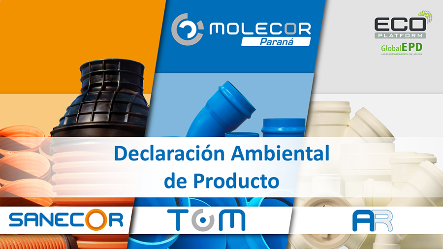 Declaración Ambiental de Producto TOM, ecoFITTOM, SANECOR y AR