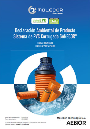 Declaración Ambiental de producto SANECOR
