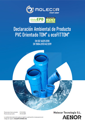 Declaración Ambiental de producto TOM y ecoFITTOM. Sistema de PVC-O