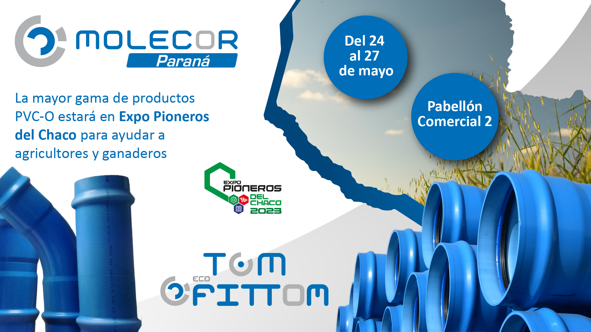 Molecor Paraná en Expo Pioneros del Chaco