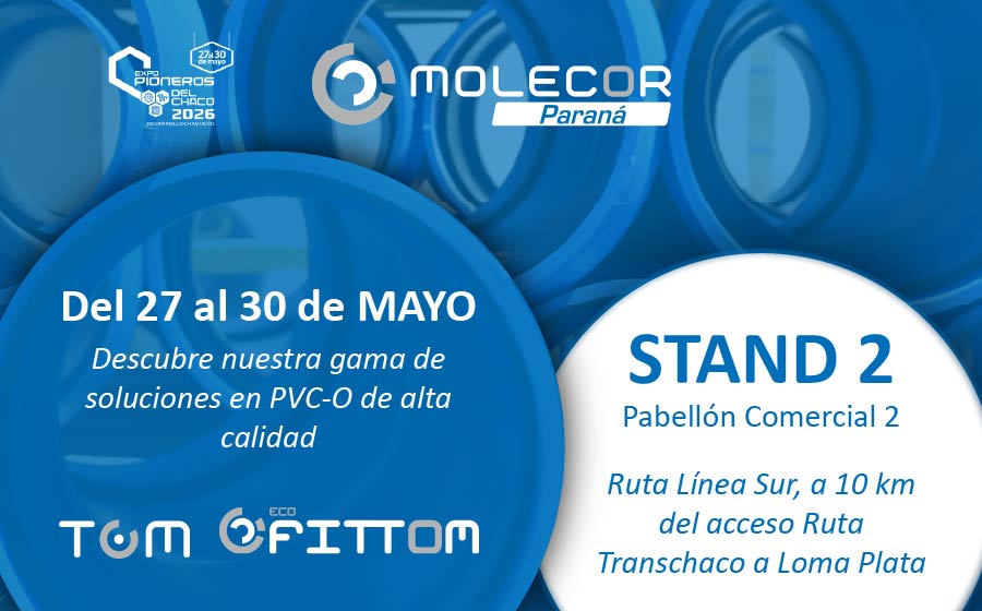 Molecor Paraná regresa con novedades a la séptima Expo Pioneros del Chaco 