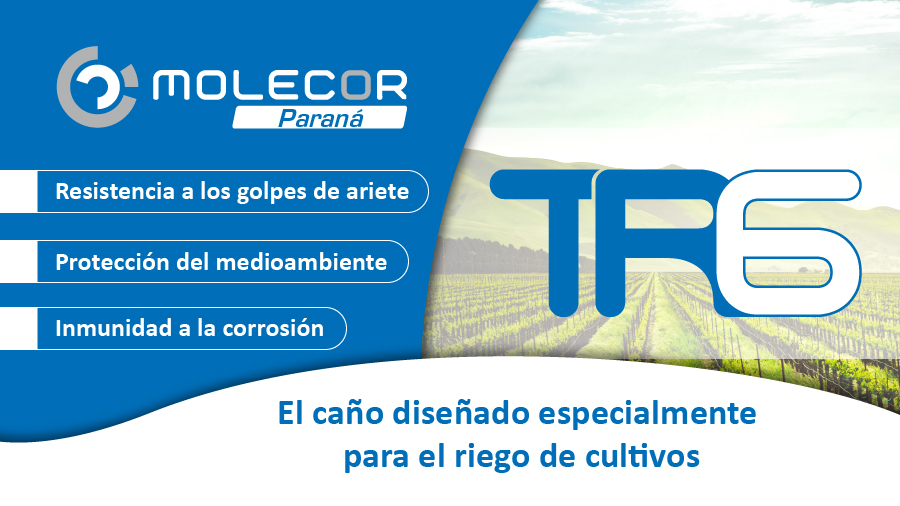 ¿Por qué usar el tubo de PVC-O TR6® en el sistema de riego?