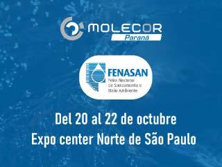 Molecor Paraná destacará la importancia del PVC-O en FENASAN