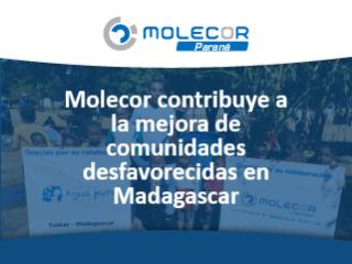 Molecor contribuye a la mejora de comunidades desfavorecidas en Madagascar