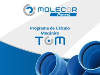 TOMCalculation, el programa de cálculo mecánico para caños de PVC-O TOM de Molecor Paraná.
