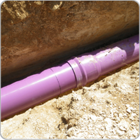 Fácil unión de tubos de PVC Orientado TOM para saneamiento